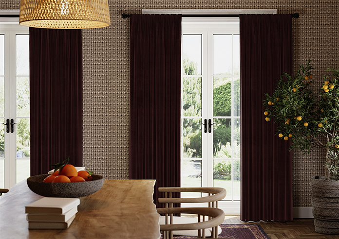 Ultra Luxe Velvet, Merlot - Made to Measure Curtains - Image 3